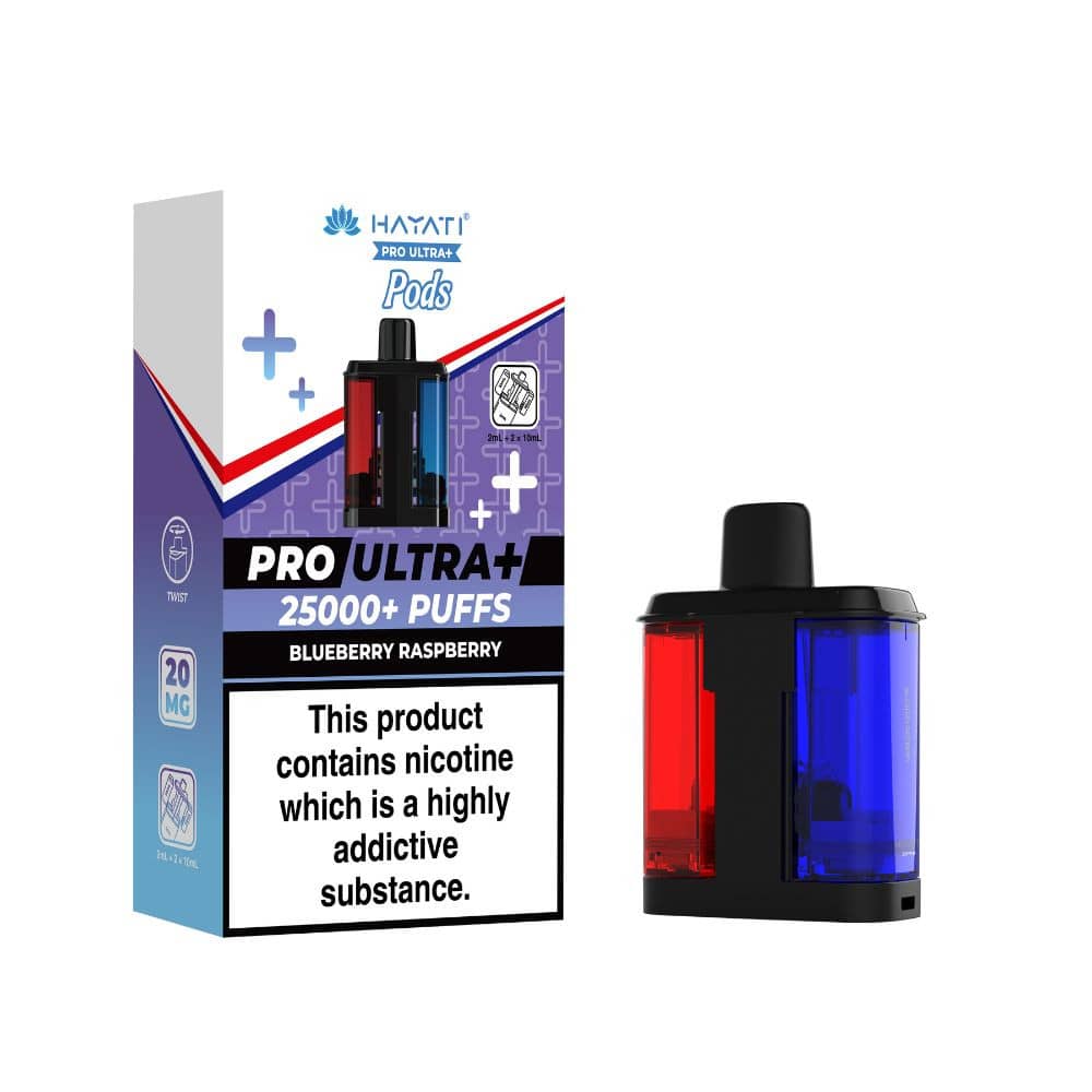 Hayati Pro Ultra Plus 25K Pods Blueberry Raspberry