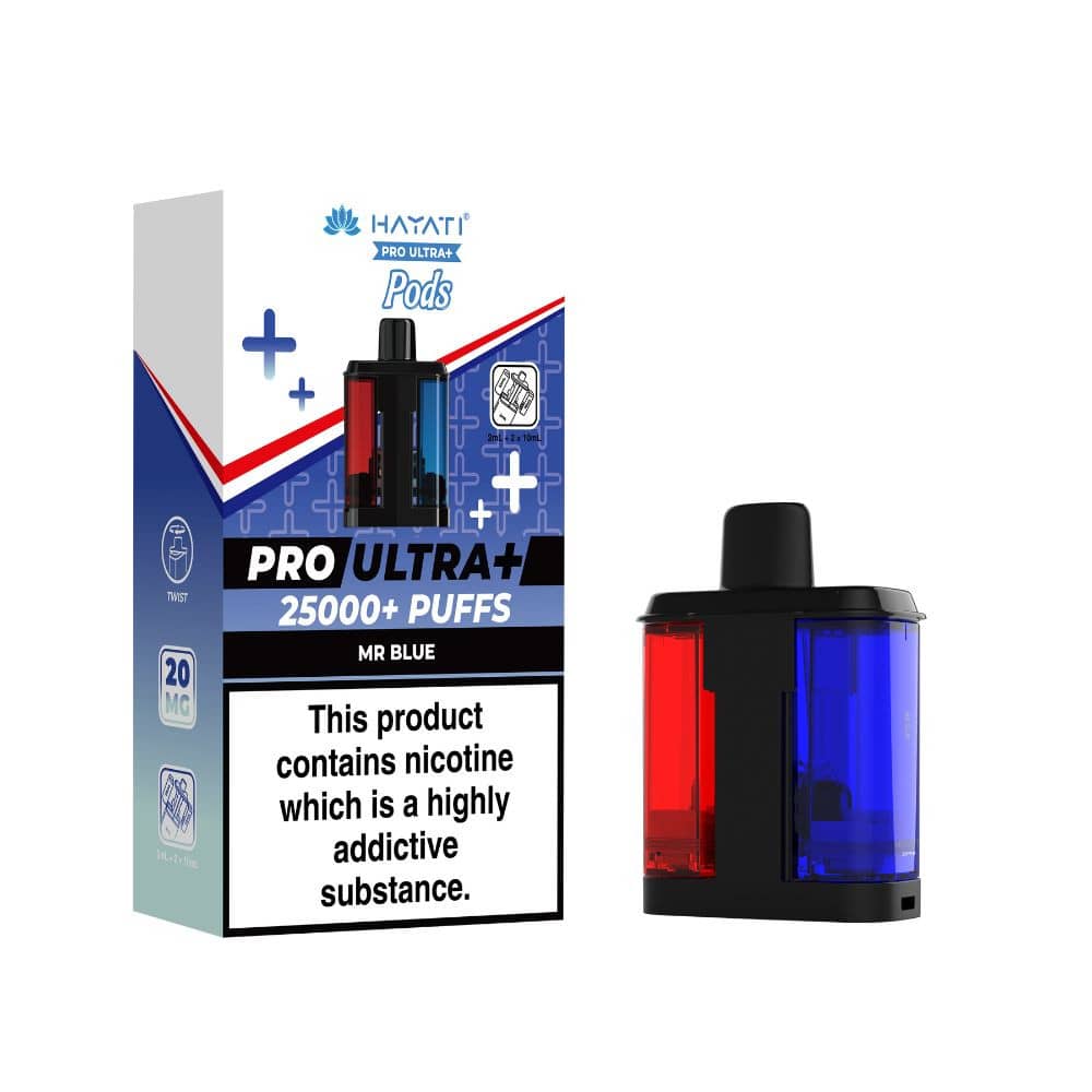 Hayati Pro Ultra Plus 25K Pods Mr Blue