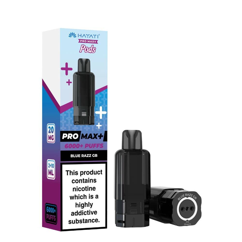 Hayati Pro Max Plus 6000 Pods Blue Razz GB