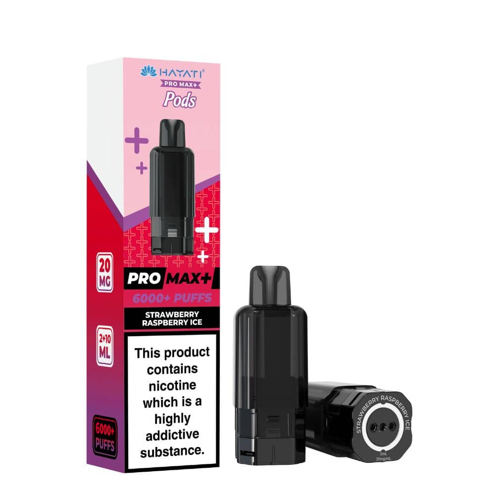 Hayati Pro Max Plus 6000 Pods Strawberry Raspberry Ice