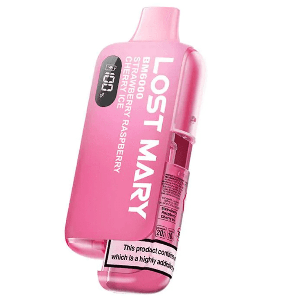 Lost Mary Bm6000 Prefilled Vape Kit Strawberry Raspberry Blackberry