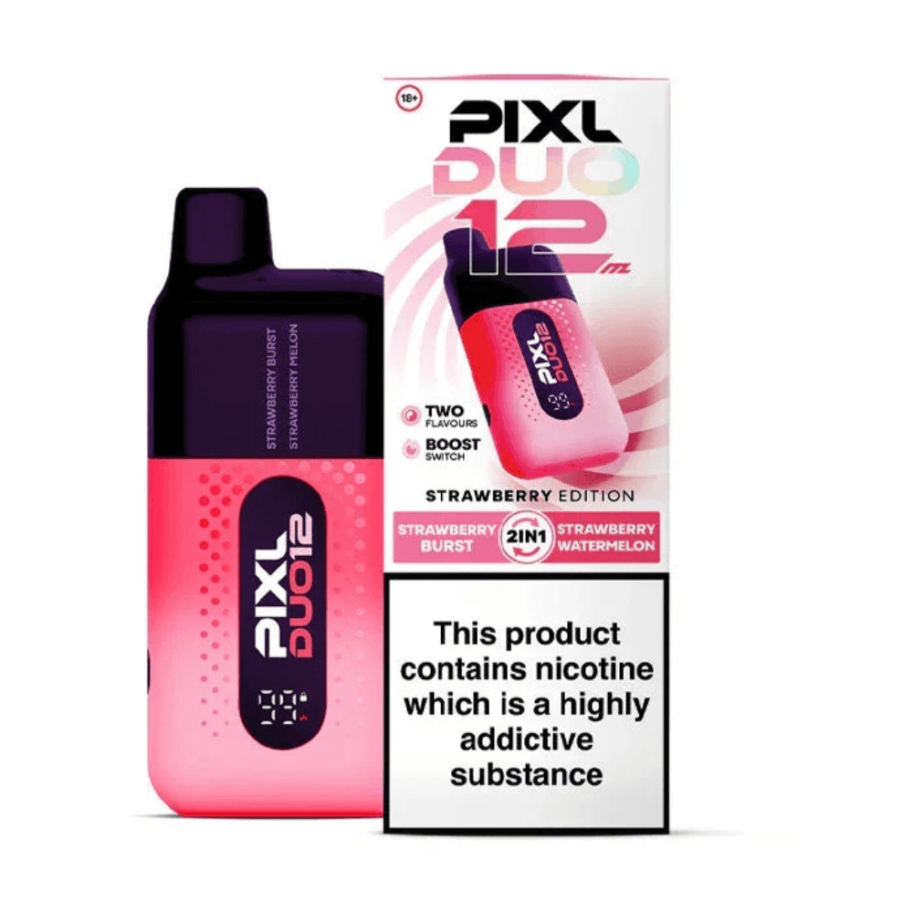 Pixl Duo 12k Prefilled Vape Kit Strawberry Edition