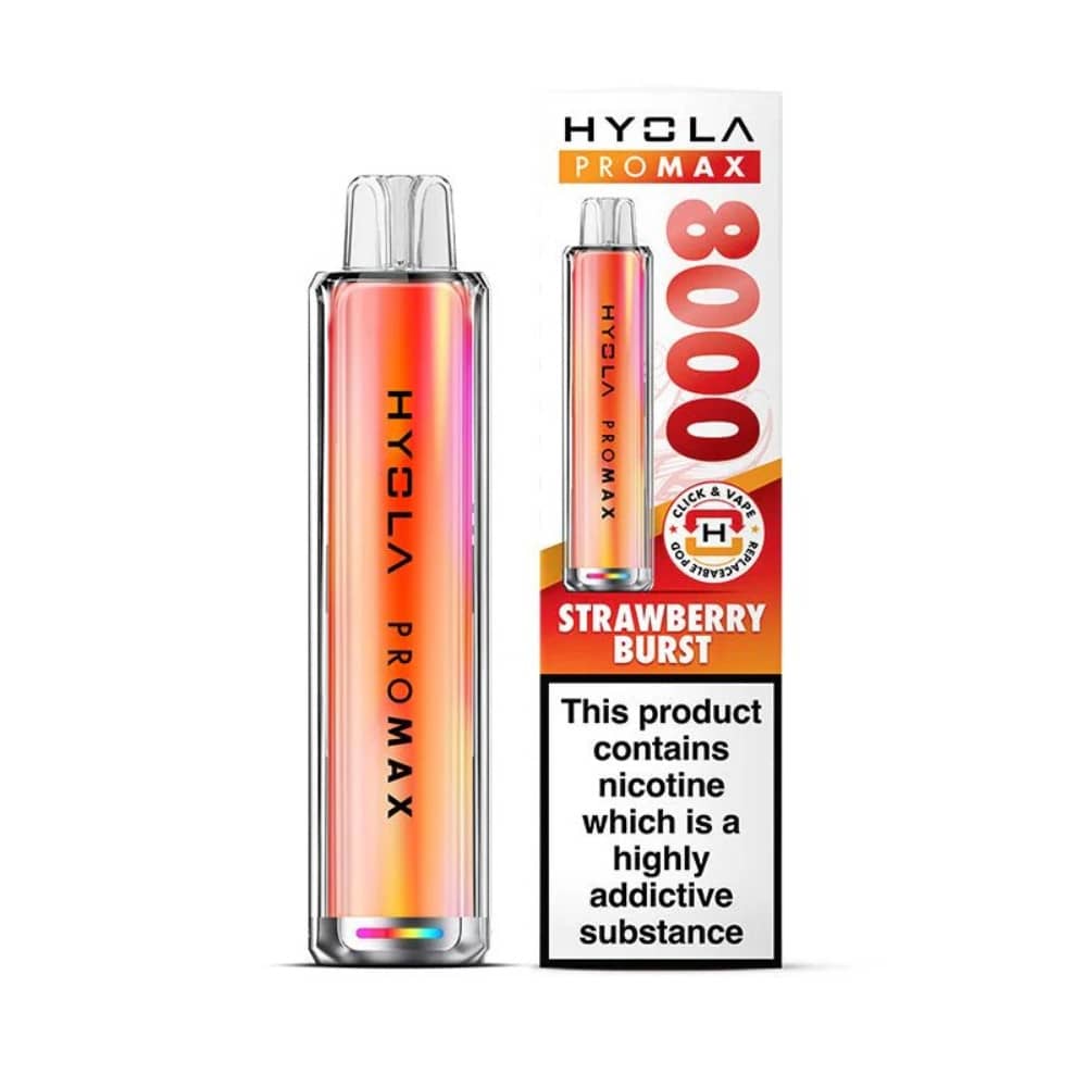 Hyola Pro Max 8000 Prefilled Vape Kit Strawberry Burst