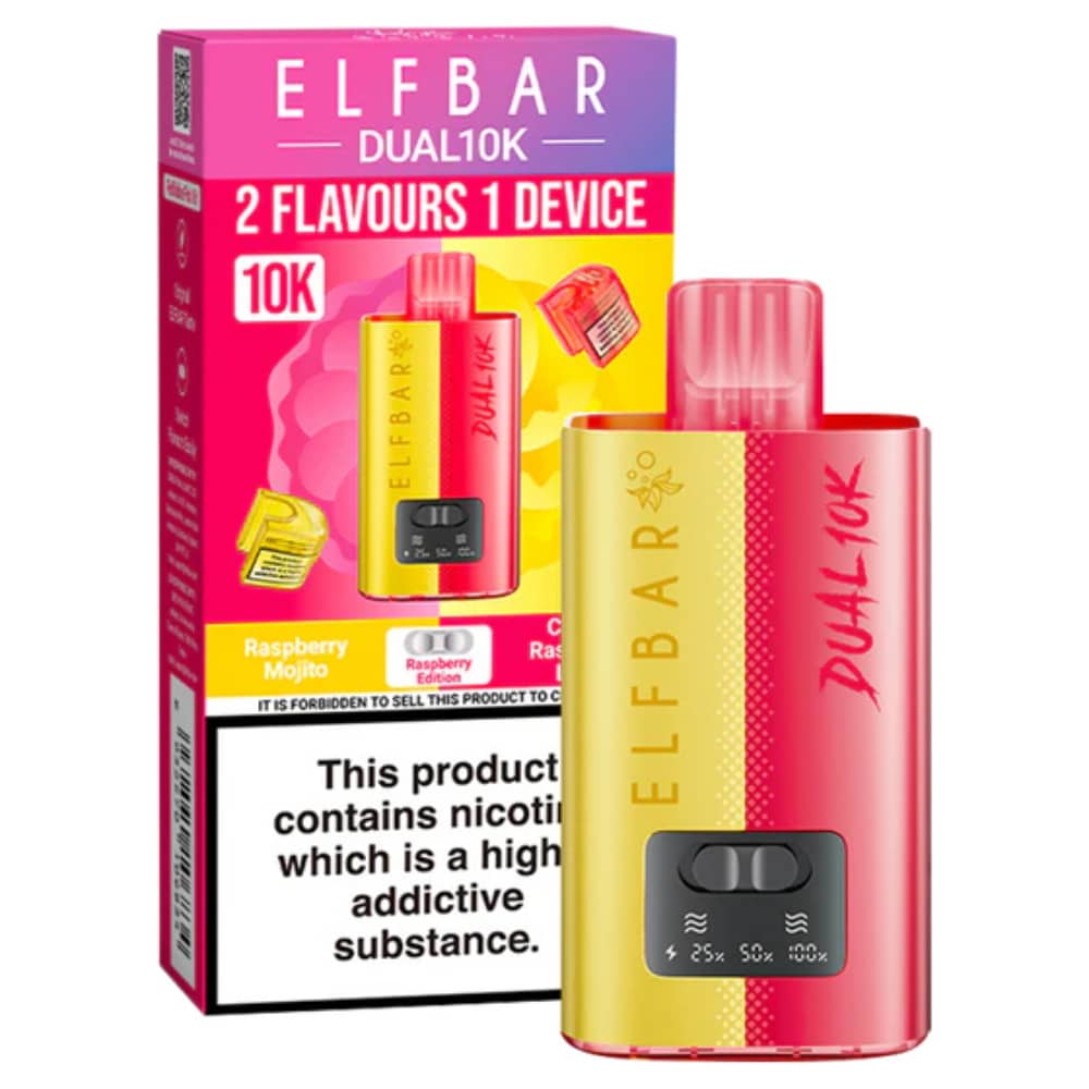 Elf Bar Dual 10k Raspberry Edition