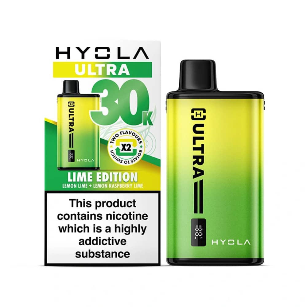 Hyola Ultra Plus 30k Prefilled Vape Kit Lime Edition