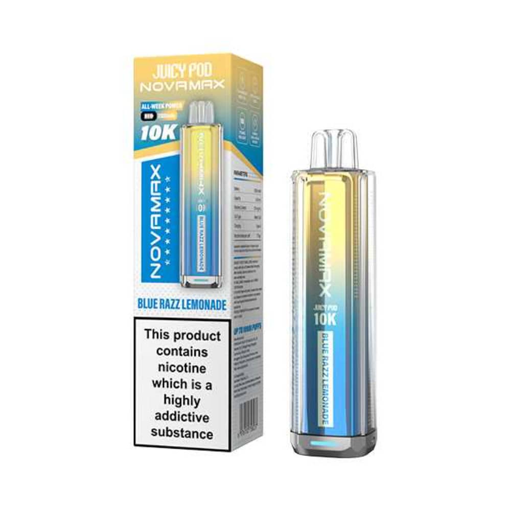 Juicypod Novamax 10k Blue Razz Lemonade