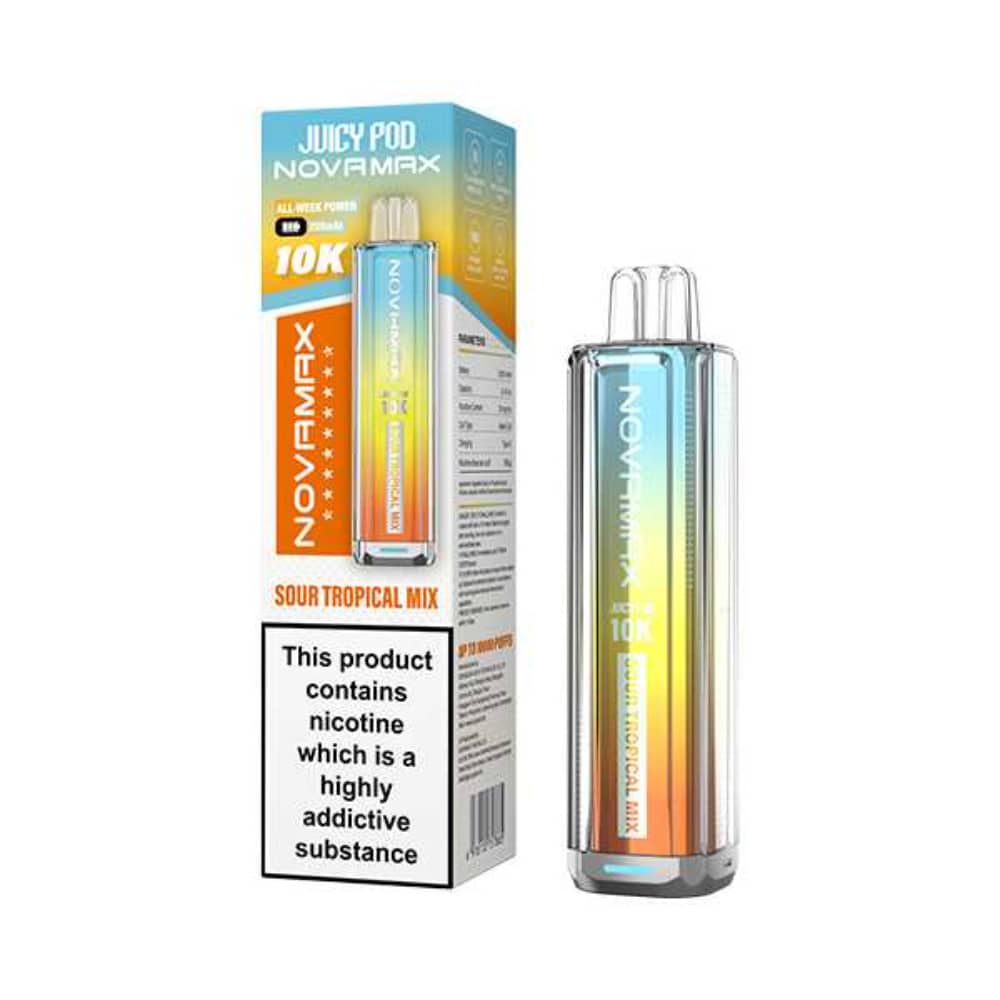 Juicypod Novamax 10k Sour Tropical Mix