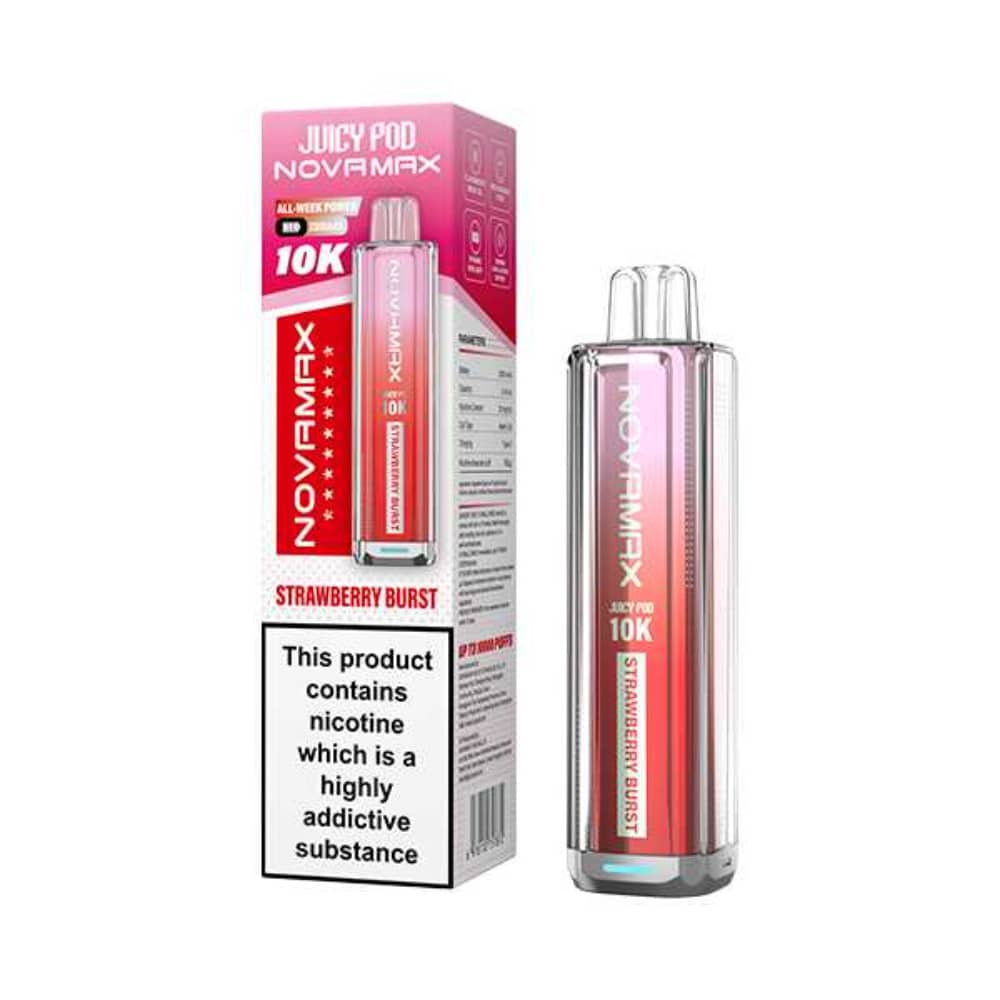 Juicypod Novamax 10k Strawberry Burst