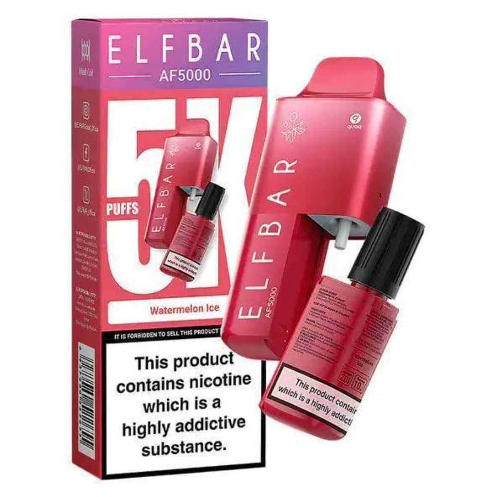 Elf Bar Af5000 Prefilled Vape Kit Watermelon Ice