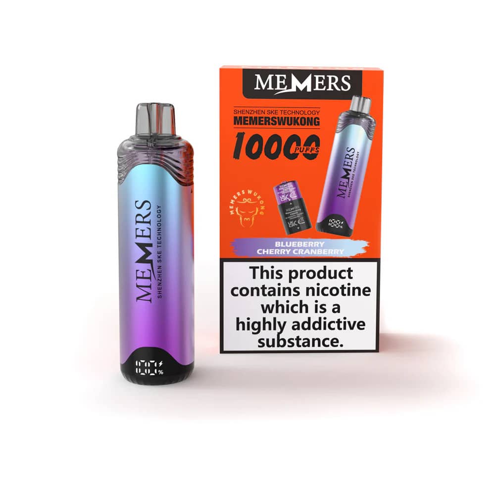 Memers Wukong V10000 Prefilled Vape Kit Blueberry Cherry Cranberry