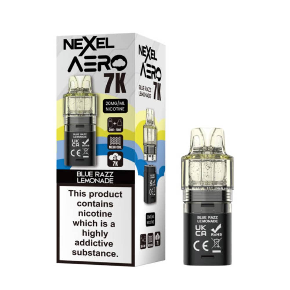 Nexel Aero 7k Pods Blue Razz Lemonade