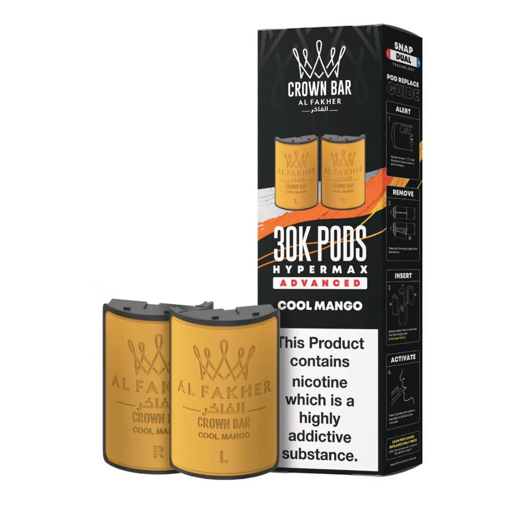 Al Fakher 30k Hypermax Pods Cool Mango
