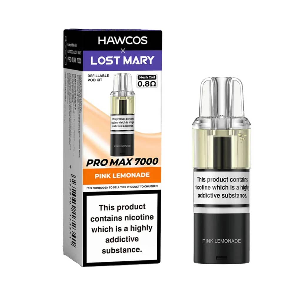 Lost Mary Hawcos Pro Max 7000 Pods Pink Lemonade
