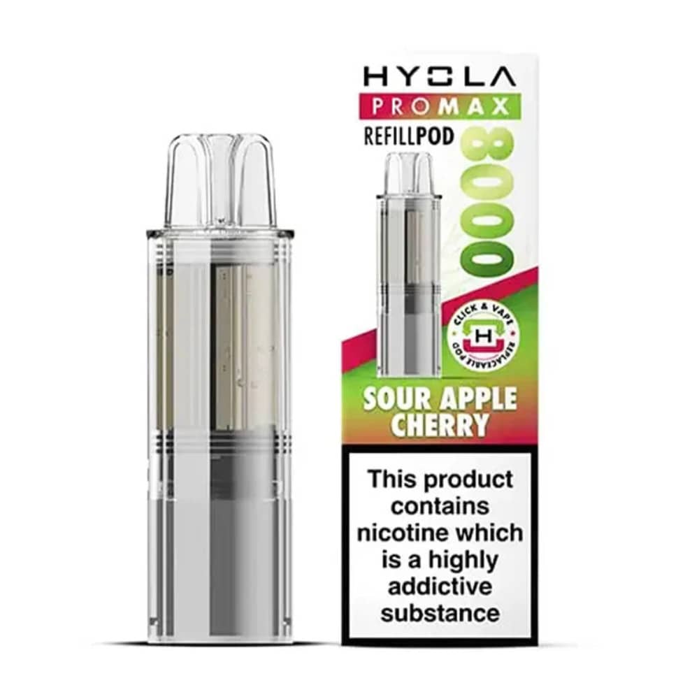 Hyola Pro Max 8000 Pods Sour Apple Cherry