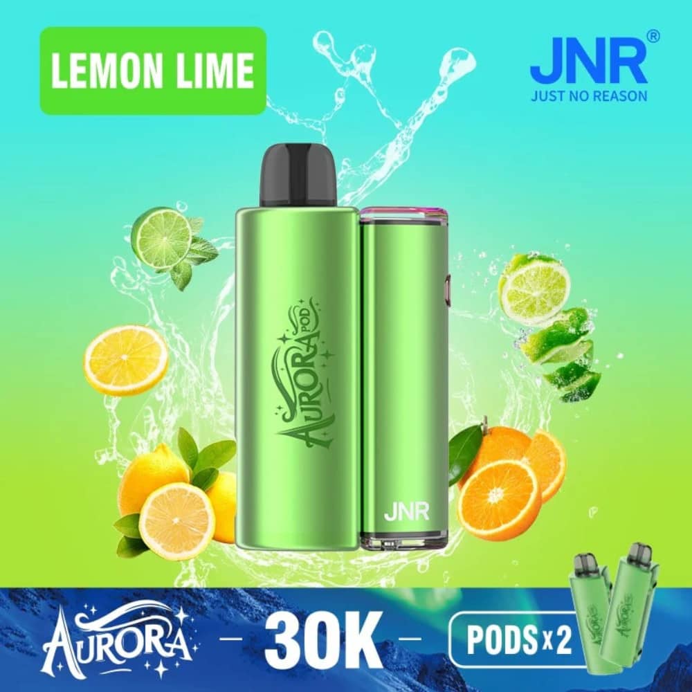 JNR Aurora 30k Prefilled Vape Kit Lemon Lime
