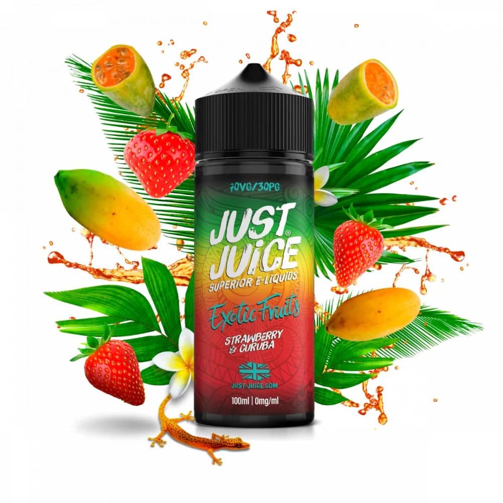 Just Juice 100ml E-Liquids Strawberry & Curuba