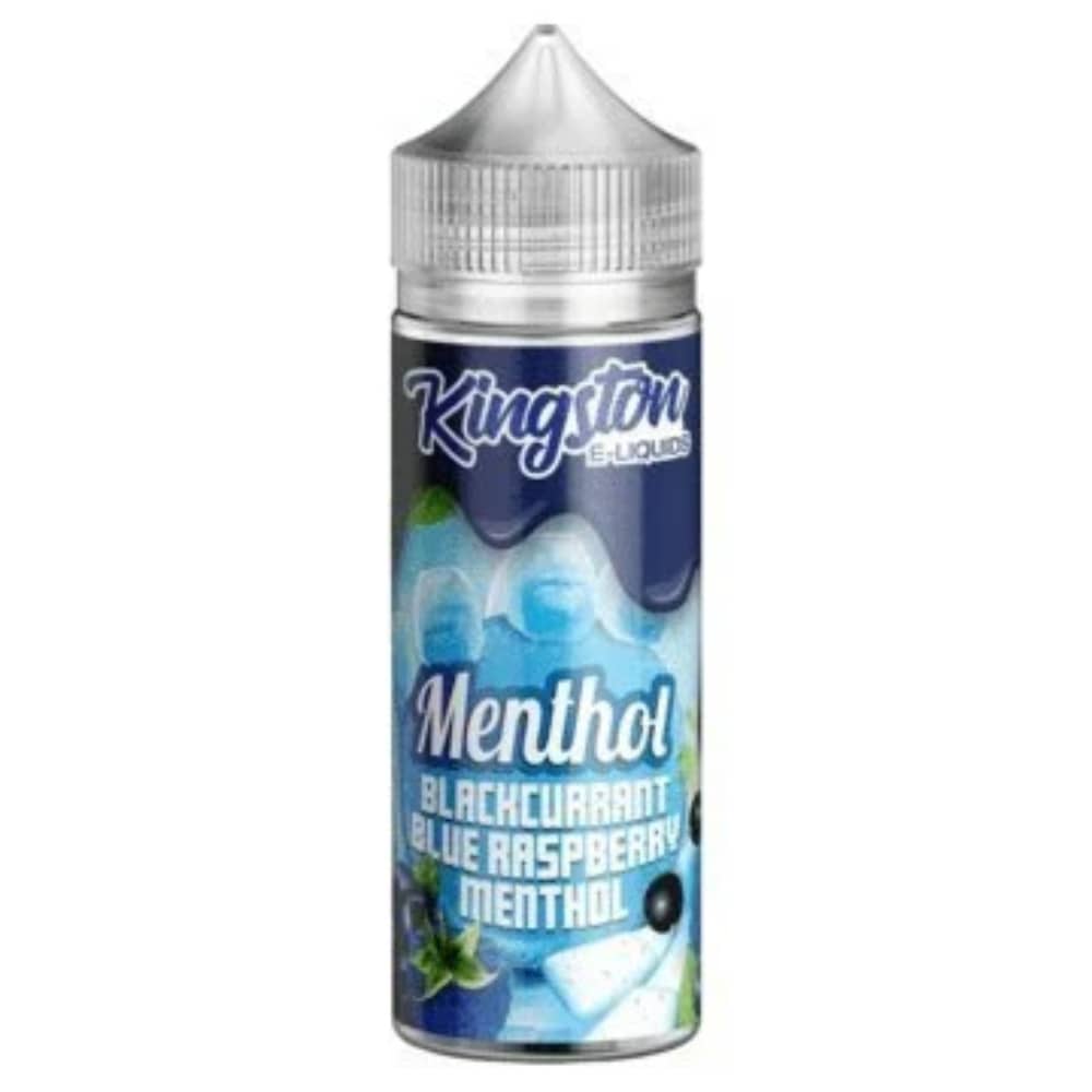Kingston Menthol 100ml E-Liquids Blackcurrant Blue Raspberry Menthol