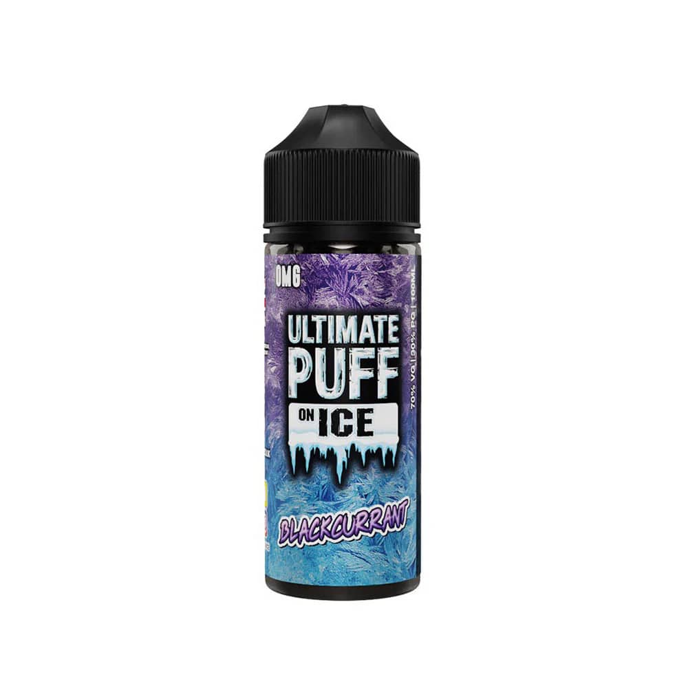 Ultimate Puff on Ice 100ml E-Liquids Blackcurrant