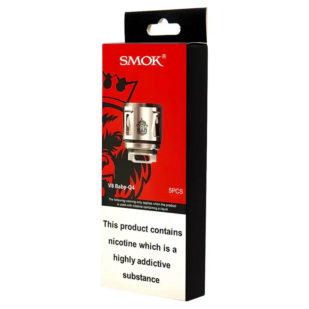 Smok V8 Baby Coils 5  Packs V2 Baby Q4 0.4ohm