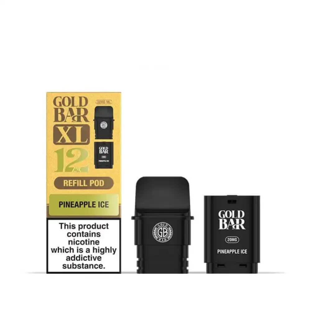 Gold Bar XL 10k Refill Pods Pineapple Ice