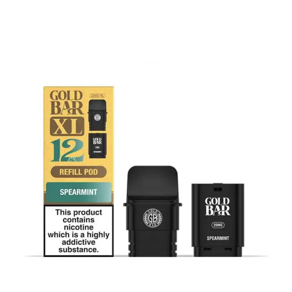Gold Bar XL 10k Refill Pods Spearmint
