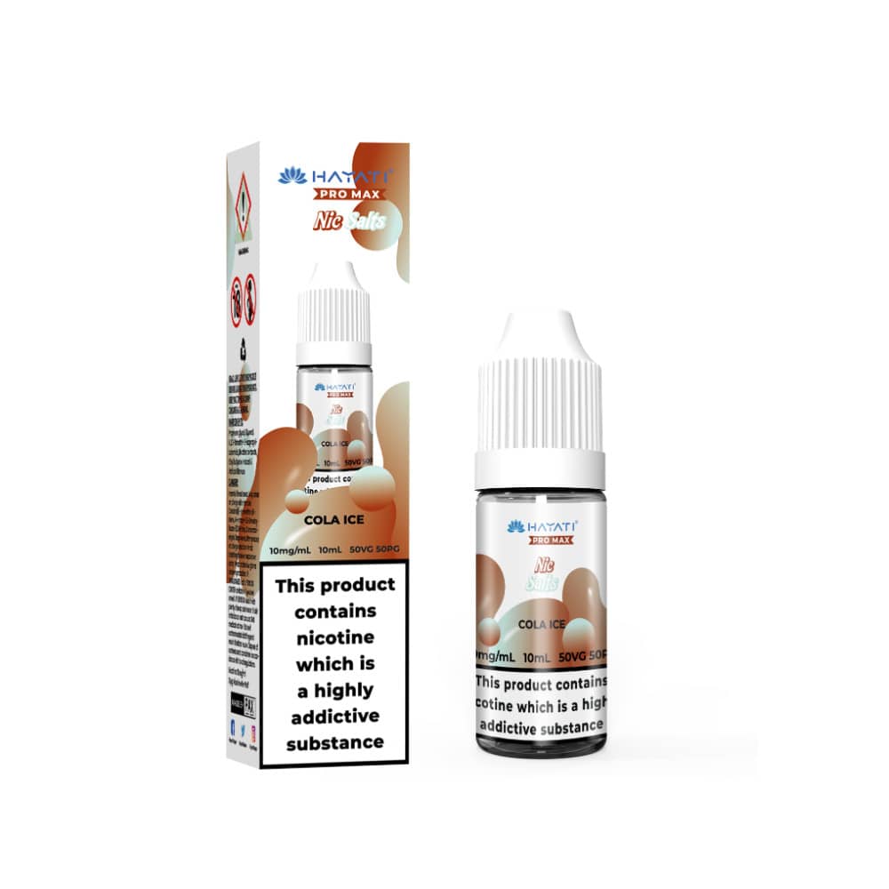 Hayati Pro Max Nic Salts E-Liquids 10ml Cola Ice 10mg