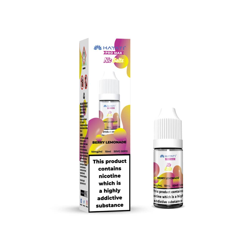 Hayati Pro Max Nic Salts E-Liquids 10ml Berry Lemonade 20mg