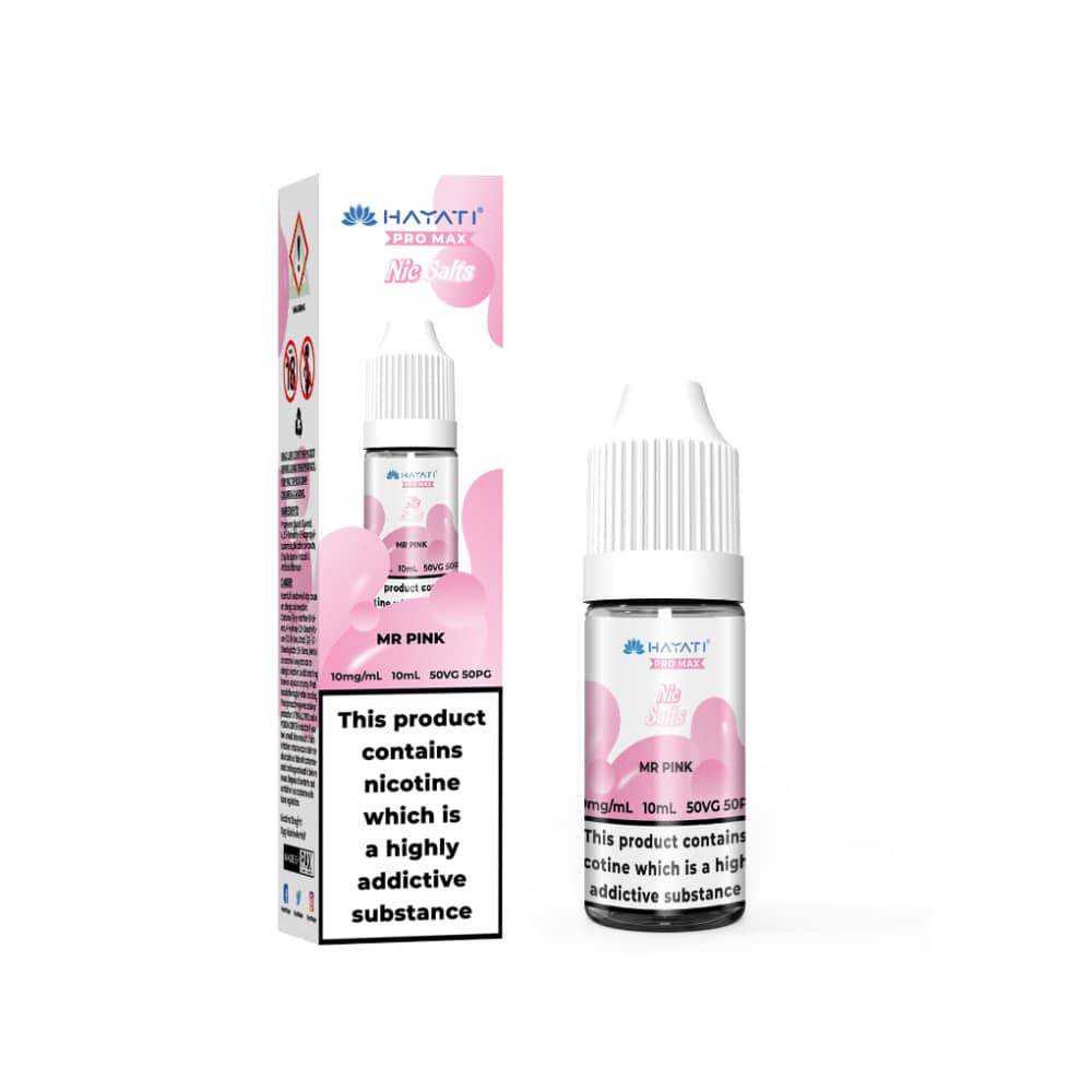Hayati Pro Max Nic Salts E-Liquids 10ml Mr Pink 20mg