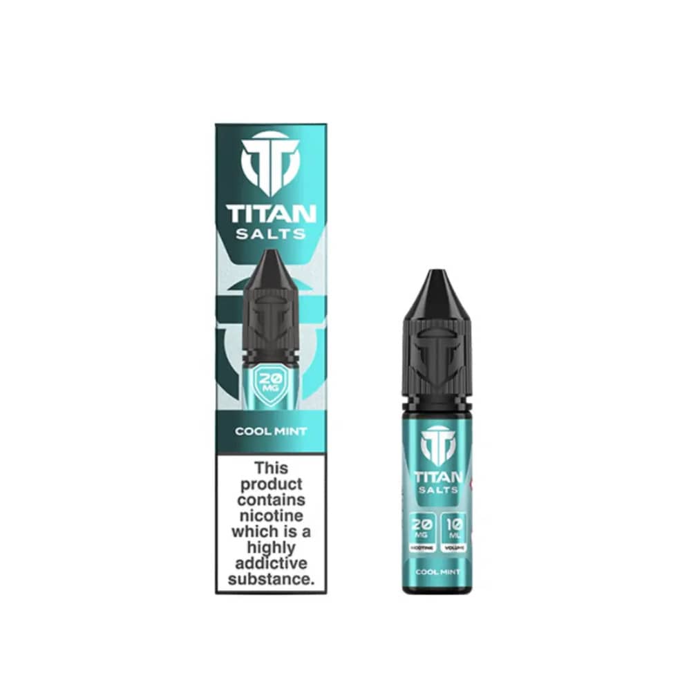 Titan Nic Salts e liquids 10ml Cool Mint 10mg