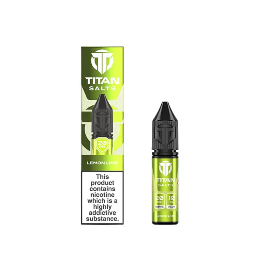 Titan Nic Salts e liquids 10ml Lemon Lime 10mg