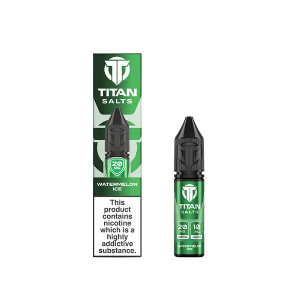 Titan Nic Salts e liquids 10ml Watermelon Ice 10mg