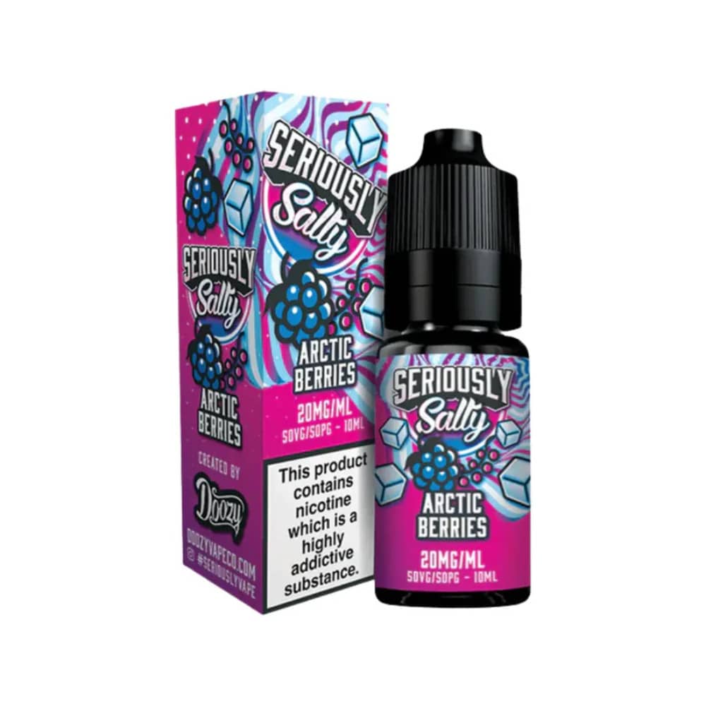 Doozy Seriously Salty Nic Salts e liquids 10ml Arctic Berries 20mg