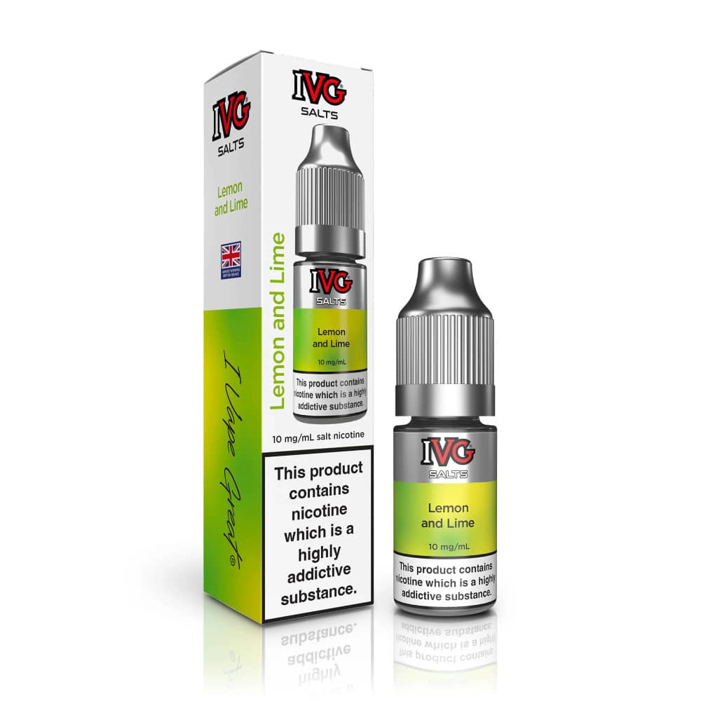 IVG Salt e liquids 10ml Lemon Lime 10mg