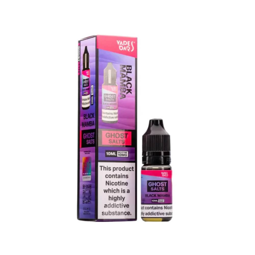 Ghost 3500 Nic Salts e liquids 10ml Black Mamba 10mg
