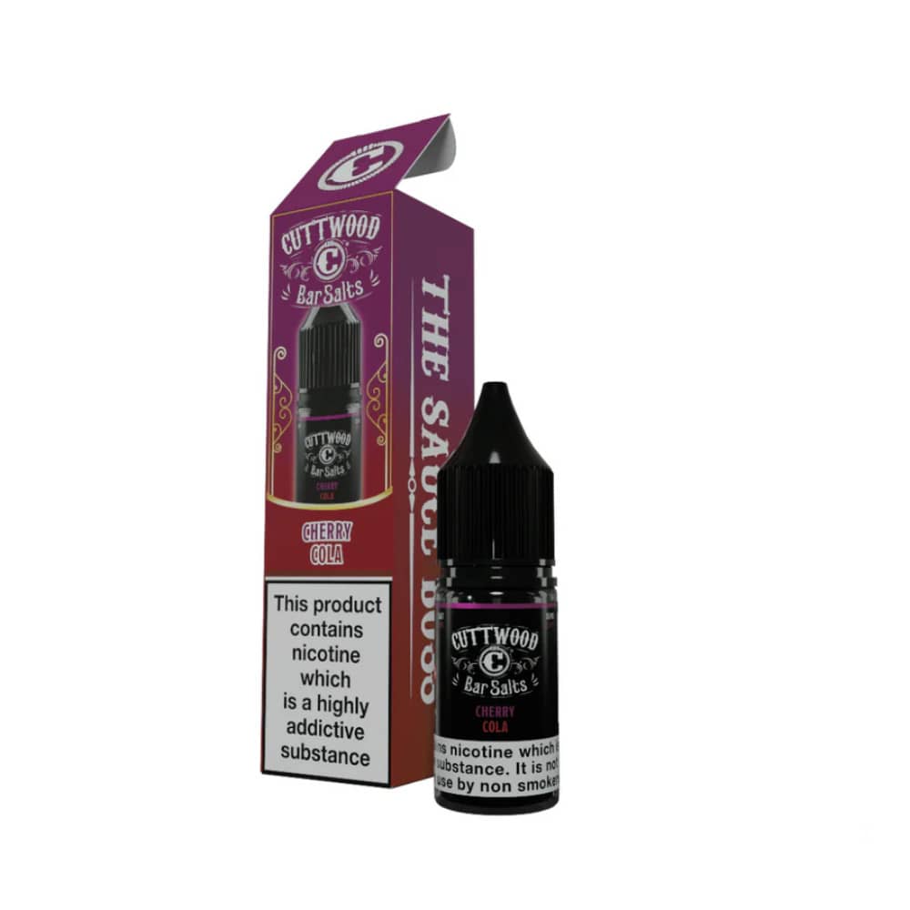 Cuttwood Bar Salt Nic Salts e liquids 10ml Cherry Cola 10mg