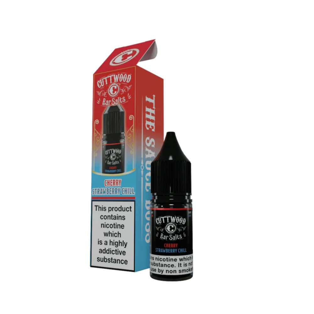 Cuttwood Bar Salt Nic Salts e liquids 10ml Cherry Strawberry Chill 20mg