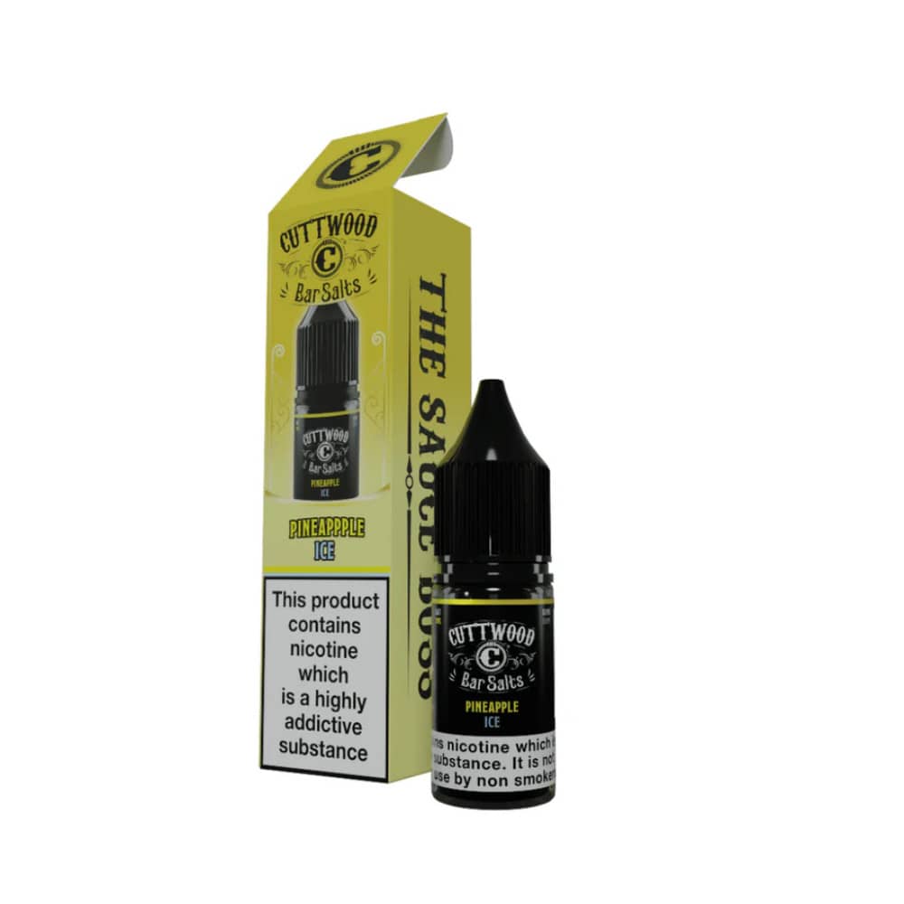 Cuttwood Bar Salt Nic Salts e liquids 10ml Pineapple Ice 20mg
