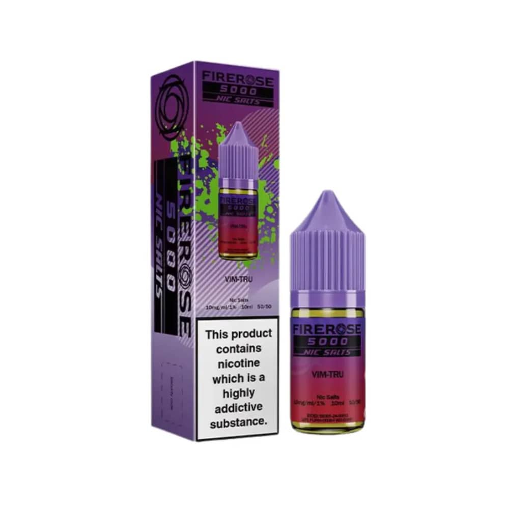 Firerose 5000 Nic Salts e liquids 10ml Vim-Tru 20mg