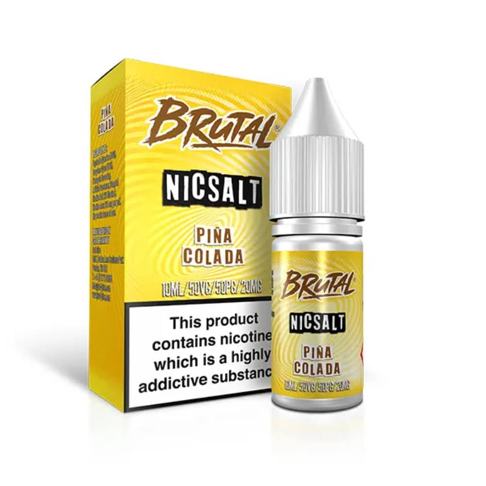 Just Juice Brutal Nic Salts e liquids 10ml Pine Colada 10mg