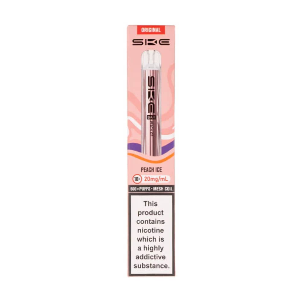 Ske Crystal Original 600 Prefilled Vape Kit Peach Ice