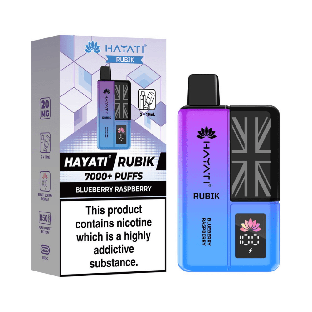 Hayati Rubik 7000 Prefilled Vape Kit Blueberry Raspberry