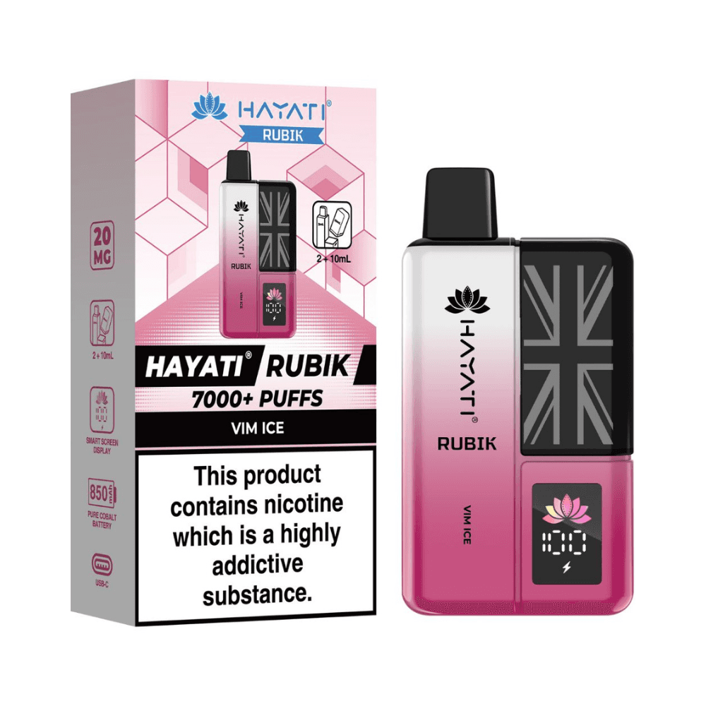 Hayati Rubik 7000 Prefilled Vape Kit Vim Ice