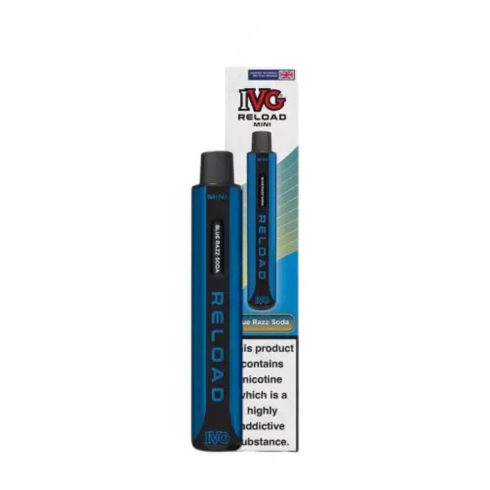 IVG Reload Mini Prefilled Pod Vape Kit Blue Razz Soda