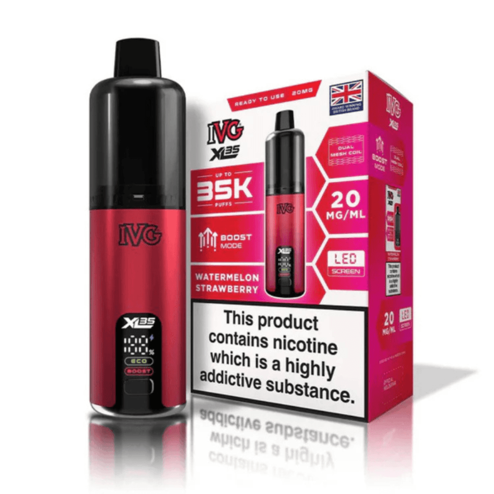 IVG XL 35K Prefilled Pod Vape Kit Watermelon Strawberry