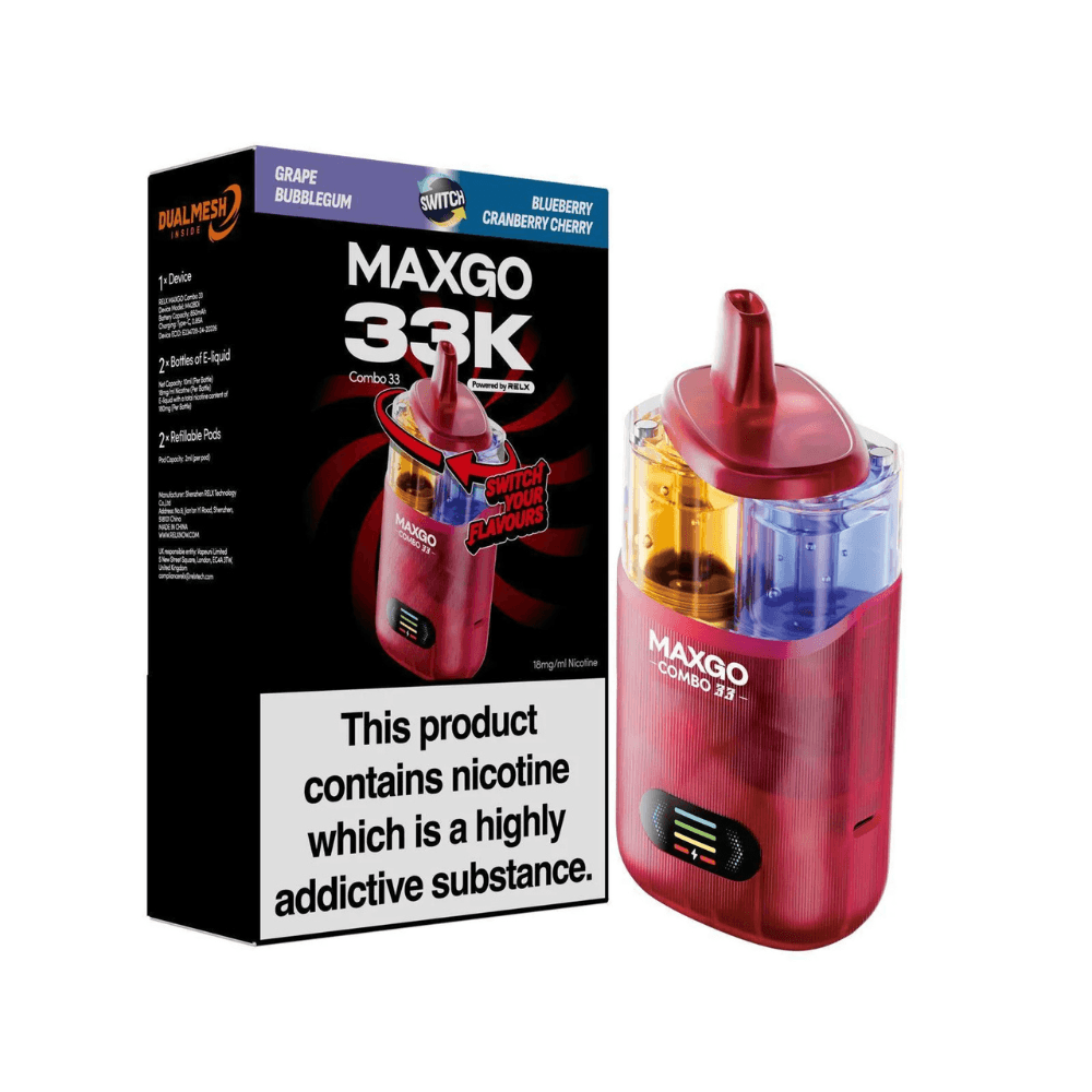 Maxgo 33k Prefilled Vape Kit