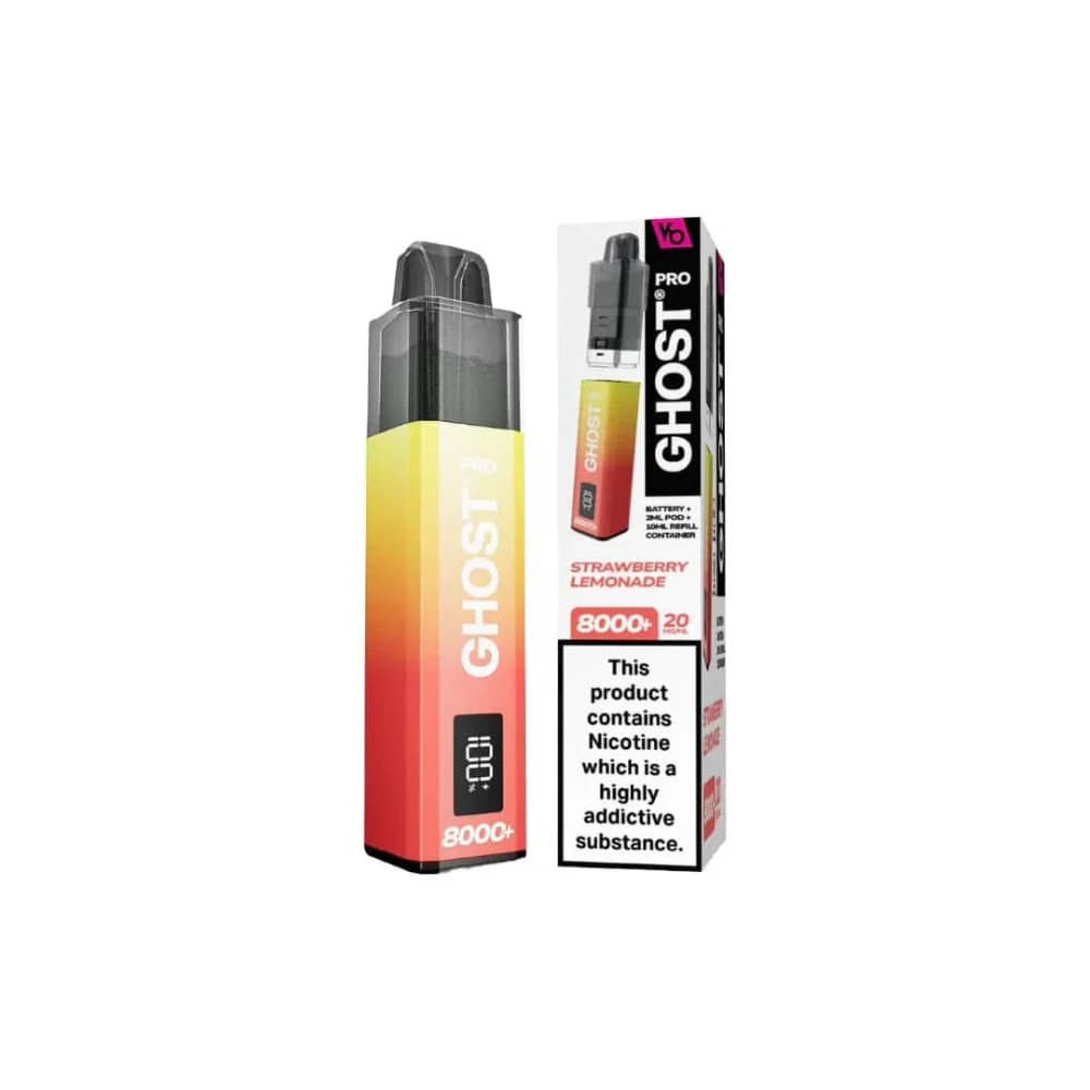 Vapes Bar Ghost Pro 8000 Strawberry Lemonade