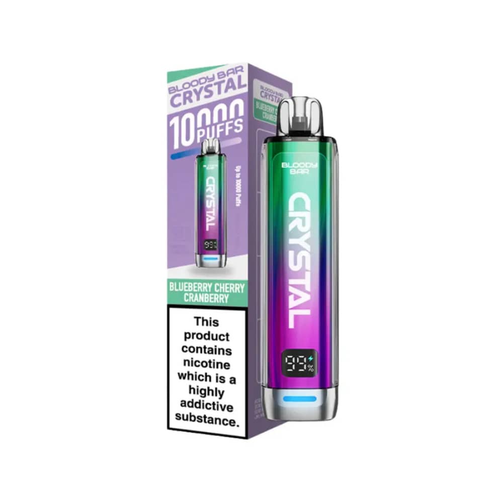 Bloody Bar Crystal 10k Blueberry Cherry Cranberry