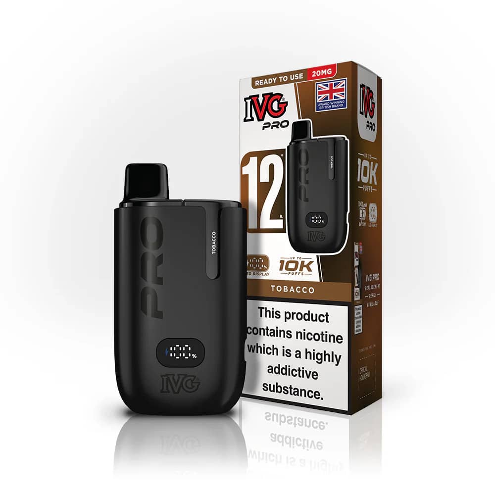 IVG Pro 10k Prefilled Pod Vape Kit Tobacco