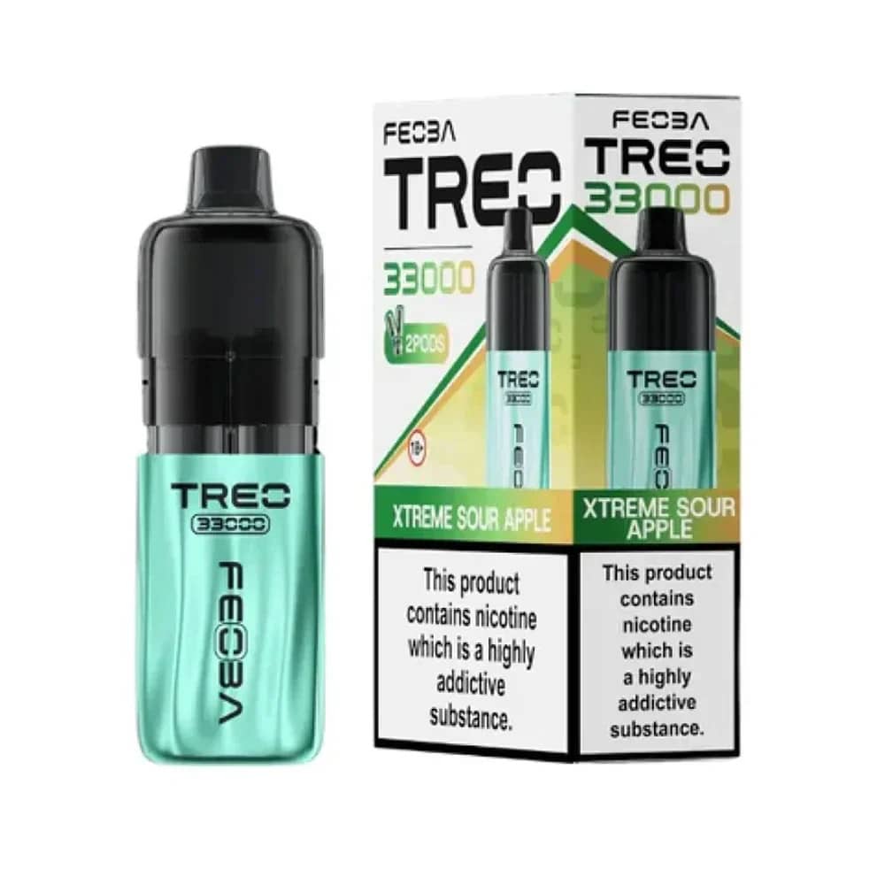Feoba Treo 33k Prefilled Vape Kit Xtreme Sour Apple