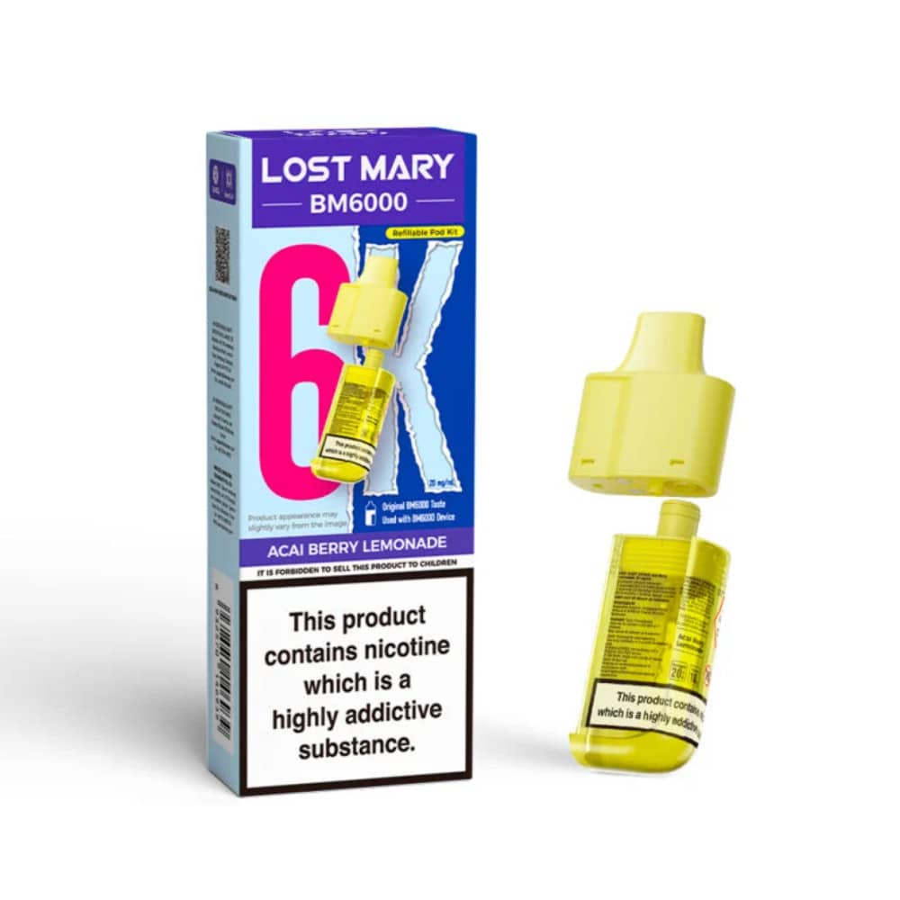 Lost Mary Bm6000 Pods Acai Berry Lemonade
